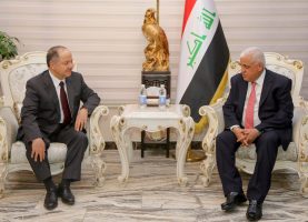 البازراني يلتقي فالح الفياض ويؤكدان اهمية تعزيز التعاون بين حكومتي المركز والاقليم