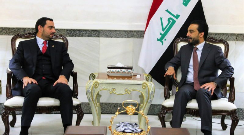 الحلبوسي يستقبل وزير الصناعة والتجارة الأردني ويؤكد على ضرورة تفعيل الاتفاقيات الاقتصادية بين البلدين