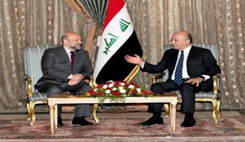 صالح يستقبل رئيس الوزراء الاردني