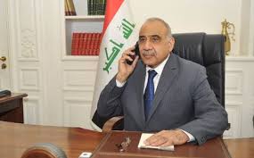 مكالمة هاتفية بين رئيس مجلس الوزراء عادل عبدالمهدي والرئيس الامريكي دونالد ترامب