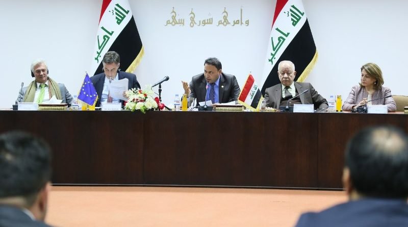 الكعبي يدعو الى تفعيل اتفاقية الشراكة والتعاون مع الاتحاد الاوربي