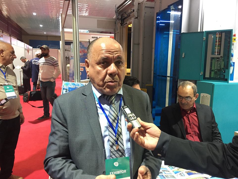 المهندس العامري خبرتنا “40” عاما في اختصاص المصاعد والسلالم الكهربائية … وشركتنا تعمل في كل محافظات العراق