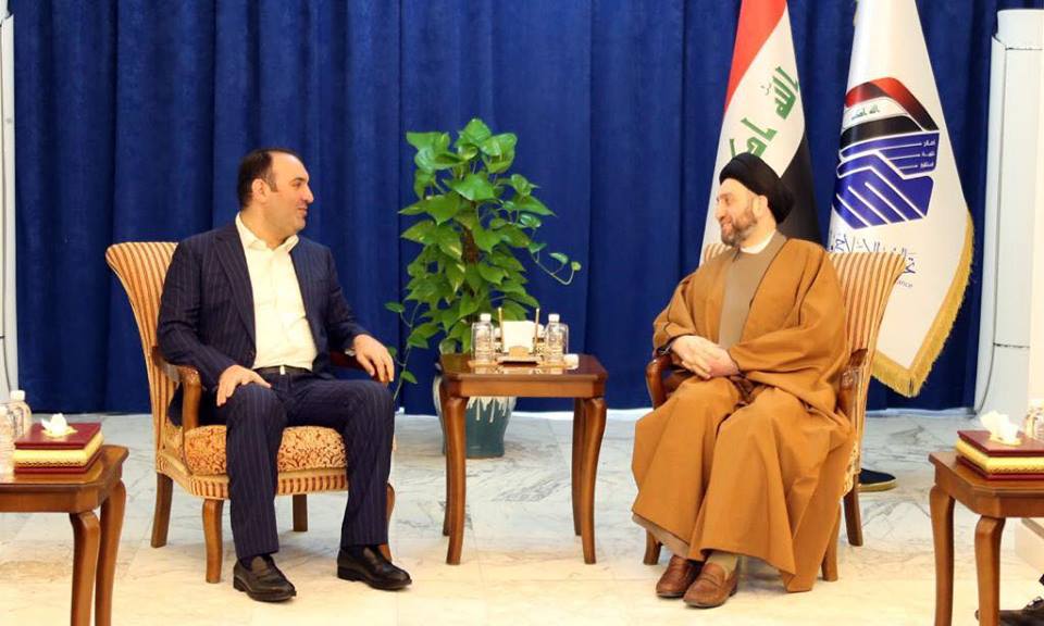 قيادة البشائر وكتلتها يزورون تيار الحكمة الوطني وعصائب اهل الحق
