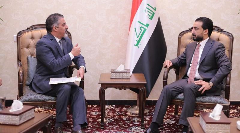 الحلبوسي يبحث مع وزير العمل والشؤون الاجتماعية احتياجات الوزارة في الموازنة