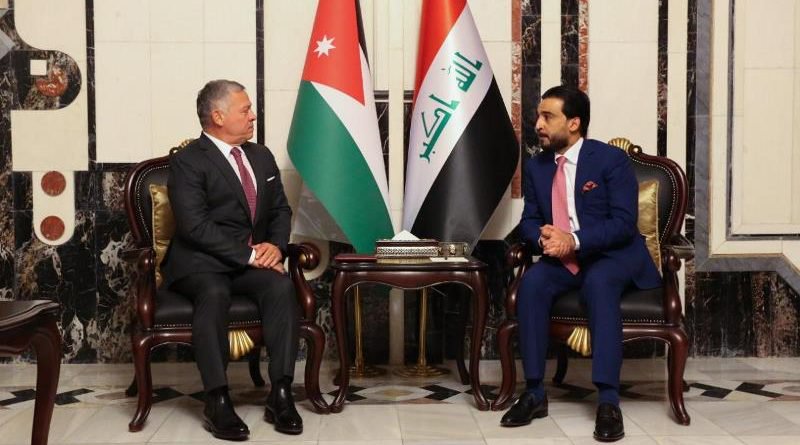 رئيس مجلس النواب يستقبل العاهل الأردني