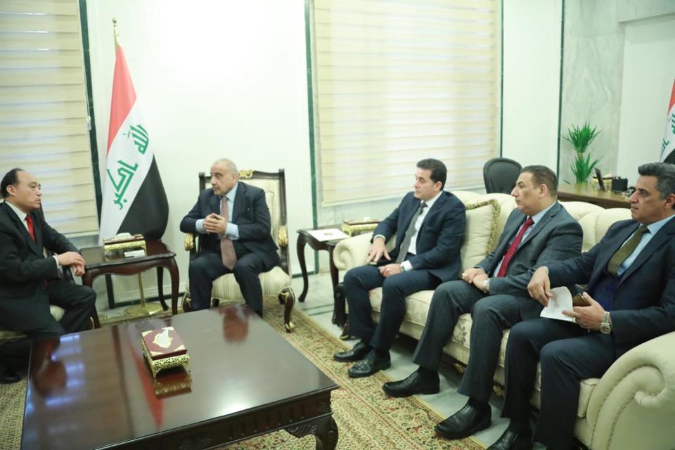 عبد المهدي يستقبل الامين العام للاتحاد الدولي للاتصالات، ورئيس الجهاز التنفيذي لهيئة الاعلام والاتصالات