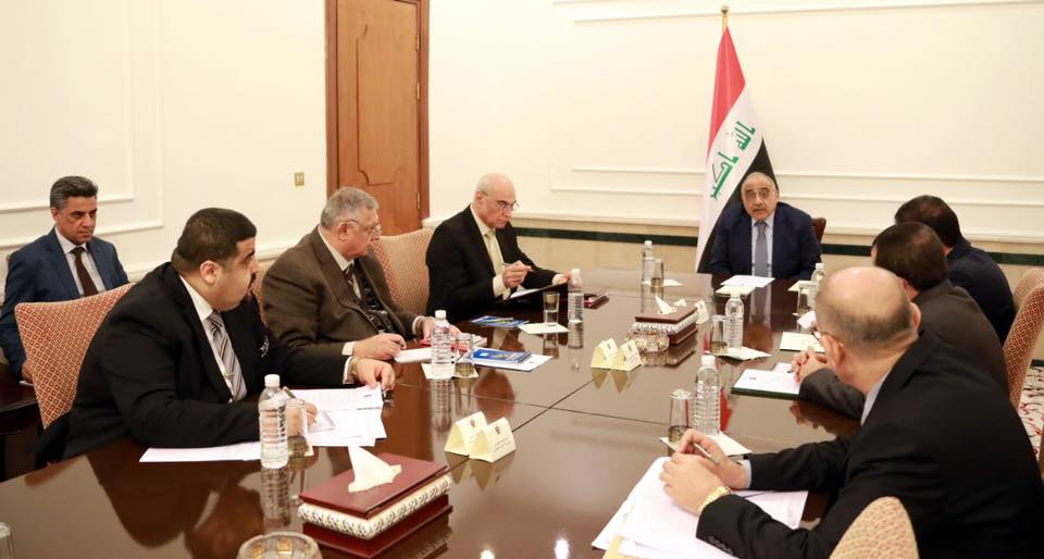 عبدالمهدي يرأس الاجتماع الاول للمجلس الاعلى لمكافحة الفساد