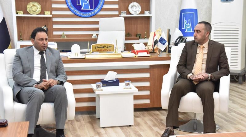 خلال زيارته المفوضية .. الكعبي يدعو لإعادة ثقة المواطن بالعملية الانتخابية والمساهمة في الحفاظ على المسار الديمقراطي في البلاد