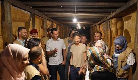 بالصور…سيدة الياسمين “أسماء الأسد”