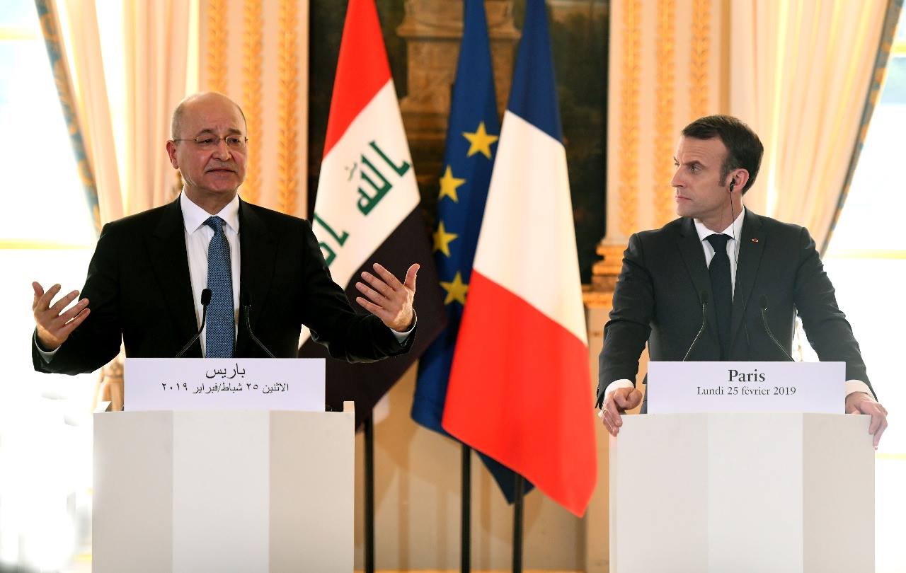 رئيس الجمهورية في مؤتمر مشترك مع نظيره الفرنسي: نريد استقرار بلدنا واعماره وبناء منظومة اقليمية جديدة اساسها المصالح الاقتصادية