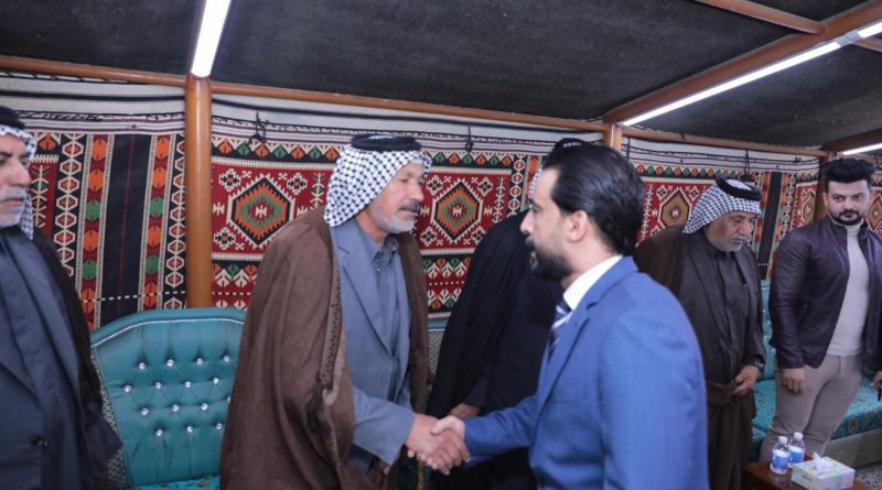 رئيس مجلس النواب يستقبل وفدا من أهالي النجف الأشرف في الأنبار
