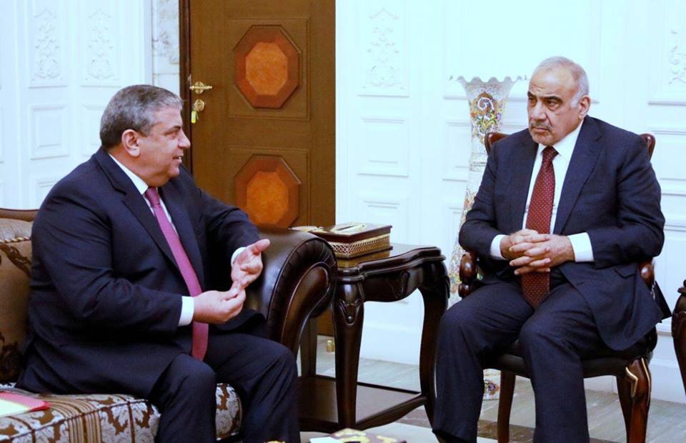 رئيس الوزراء عادل عبد المهدي يوعد بحسم ملف المقاولين خلال الايام القليلة المقبلة