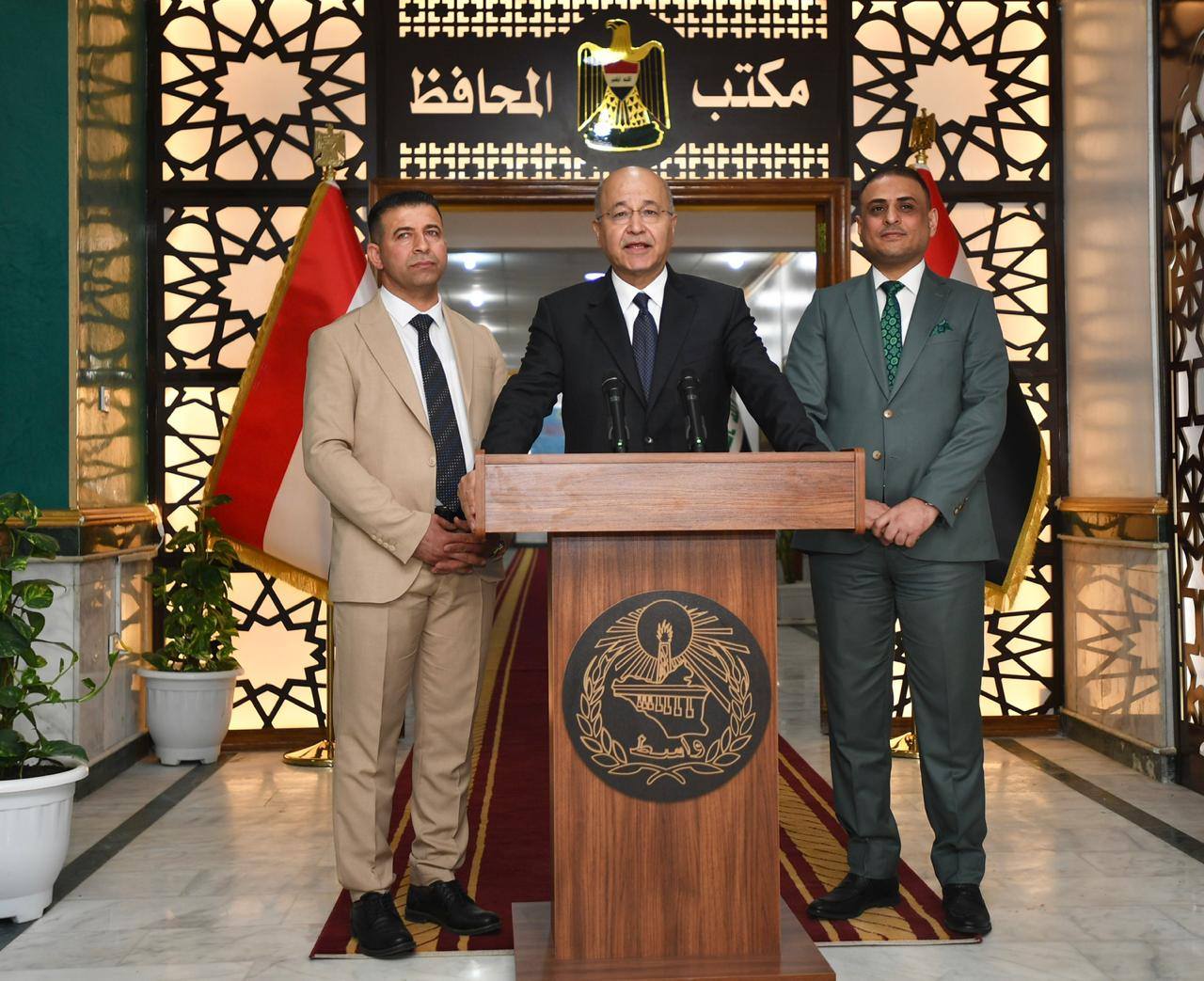 برهم صالح من واسط: واجبنا كرئيس للجمهورية الانتصار لتطلعات ابناء شعبنا في حياة حرة كريمة