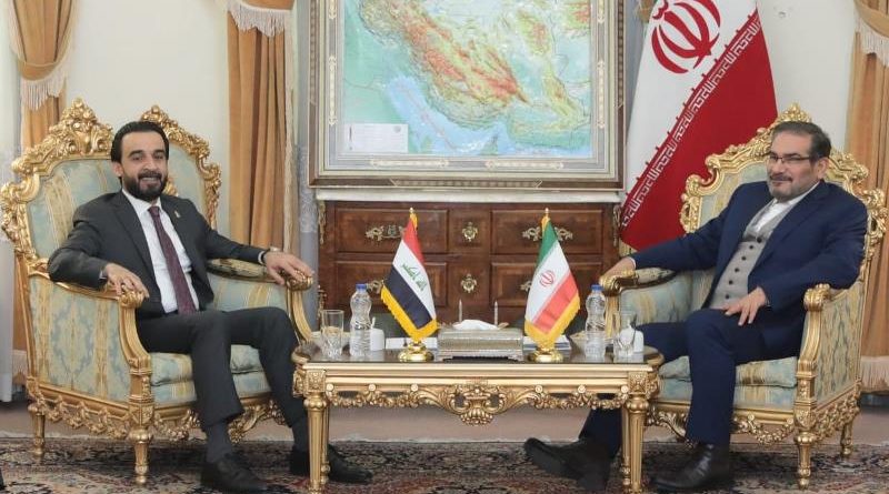 رئيس مجلس النواب يلتقي الأمين العام للمجلس الأعلى للأمن القومي الإيراني