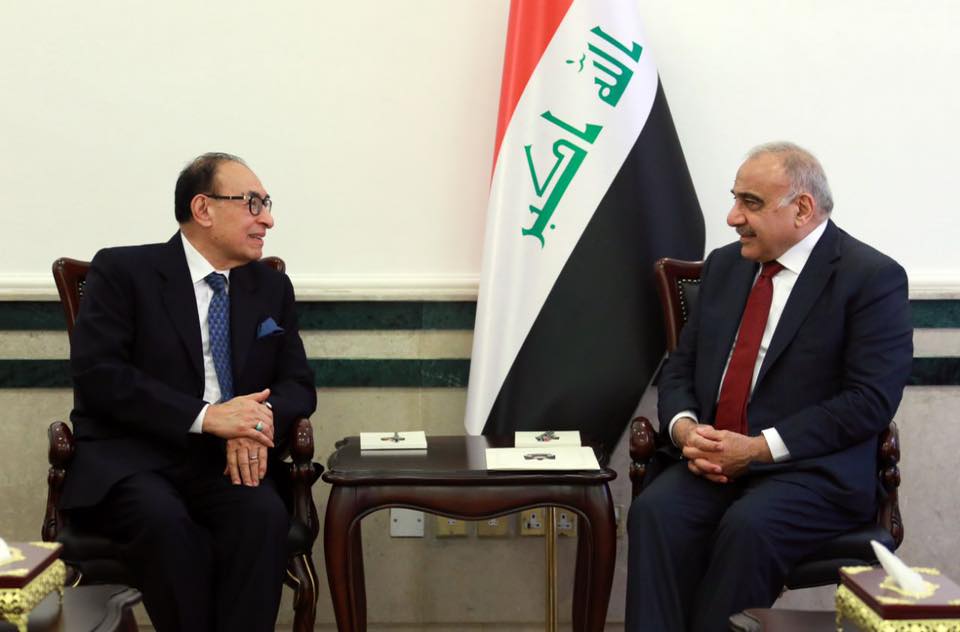 عبدالمهدي يستقبل المبعوث الخاص للرئيس الاندونيسي لمنطقة الشرق الاوسط ومنظمة التعاون الاسلامي السيد علوي شهاب