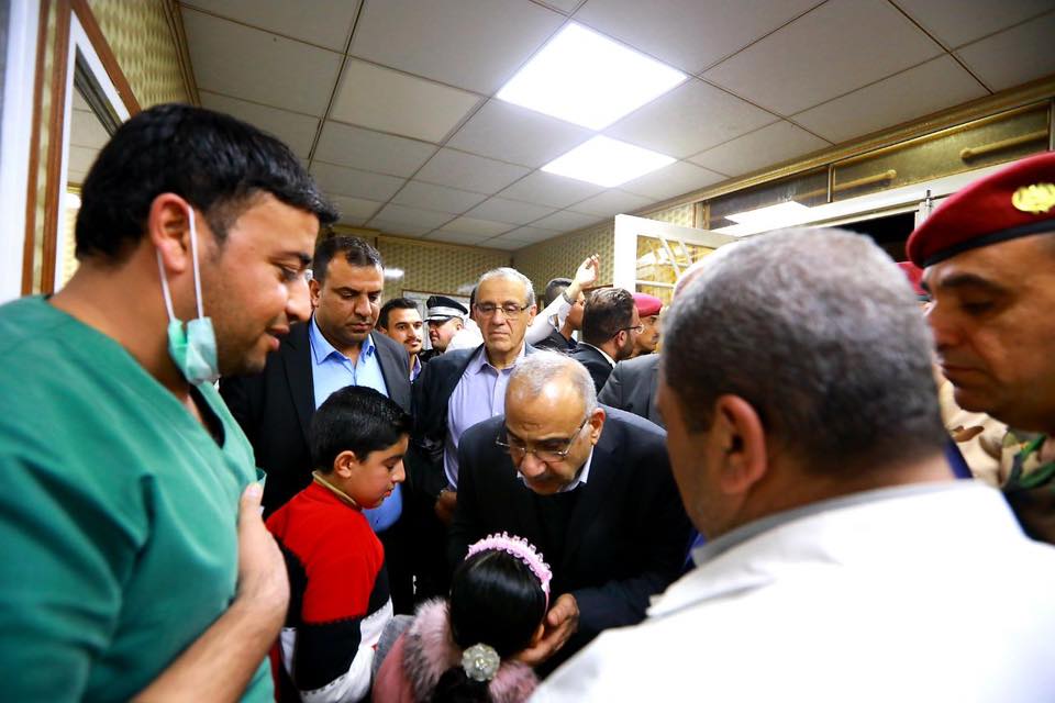 رئيس مجلس الوزراء عادل عبدالمهدي : العدالة يجب ان تأخذ مجراها لمحاسبة المقصرين في فاجعة غرق العبّارة