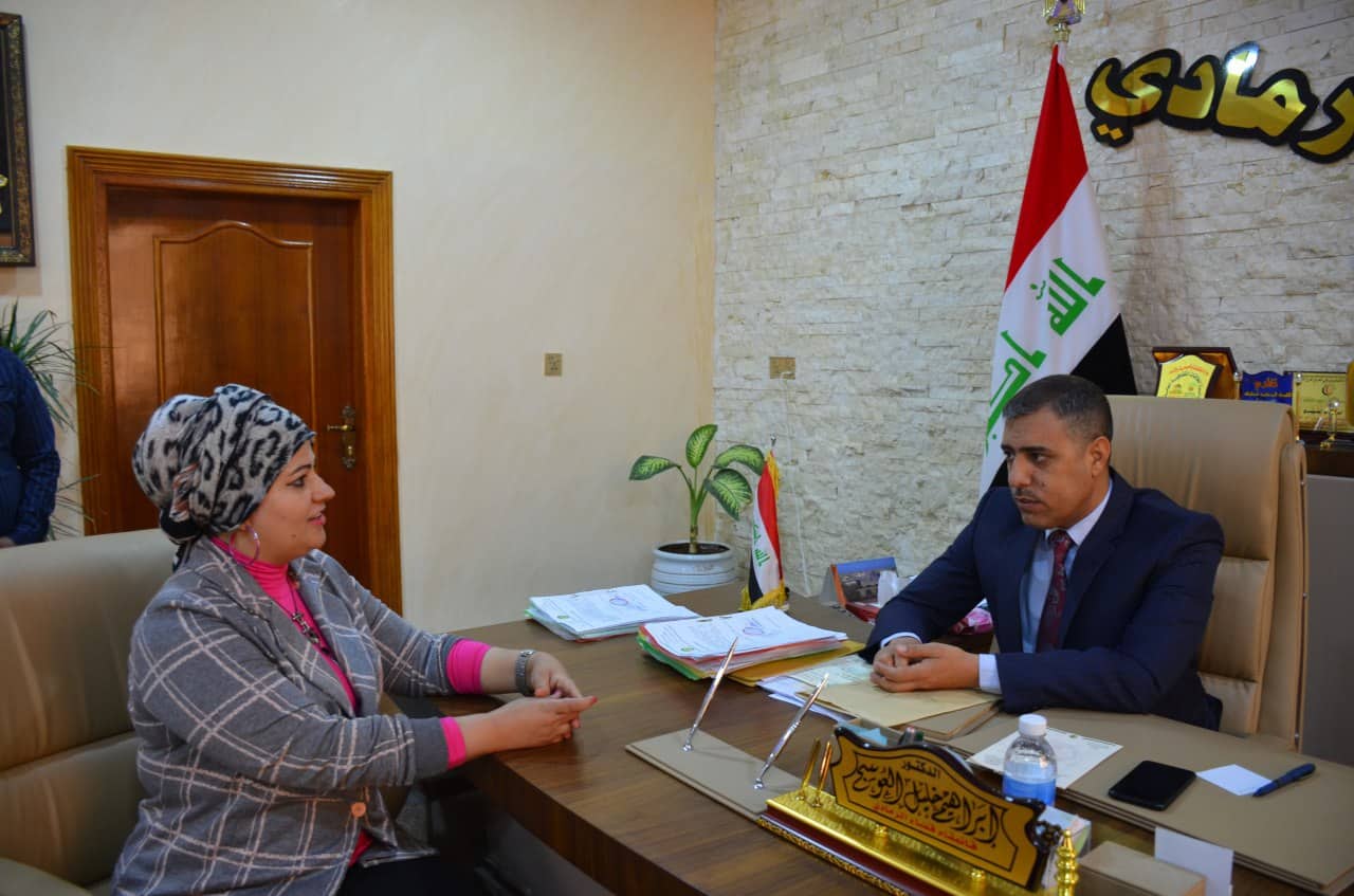 قائمقام الرمادي د. ابراهيم الجنابي: داعش عمل بمنهجية واستهدف البنى التحتية والمجتمعية و نحتاج تحقيق استقرار متكامل لاعادة بناء الانسان