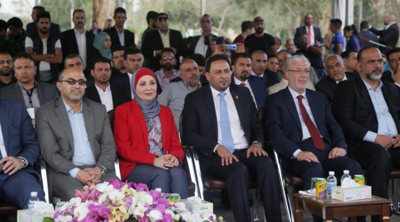 لكعبي يشارك في فعاليات مهرجان بغداد الدولي للزهور
