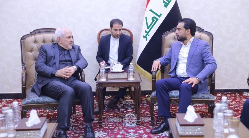 رئيس مجلس النواب يستقبل وزير الخارجية الإيراني