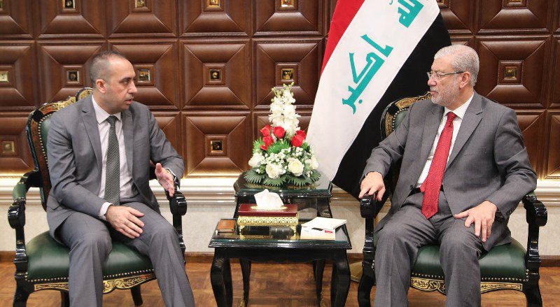 حداد يبحث مع مفوضية الانتخابات الأستعدادات الجارية للانتخابات القادمة