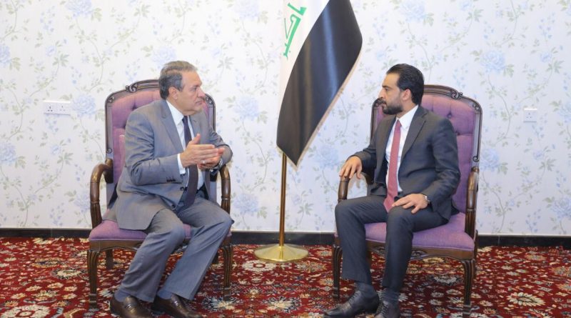 رئيس مجلس النواب يستقبل الدكتور علي الدباغ