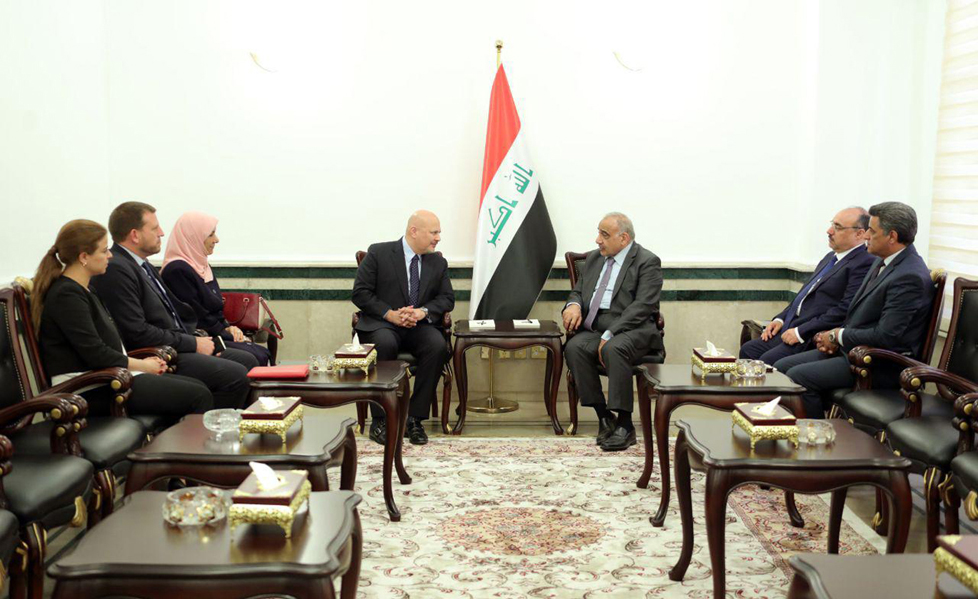 رئيس الوزراء يواصل دعمه لانجاز مهمة فريق التحقيق الدولي بجرائم داعش