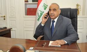 عبدالمهدي يعزّي رئيس الجمهورية التركية السيد رجب طيب اردوغان بالاعتداء على القنصلية التركية في اربيل