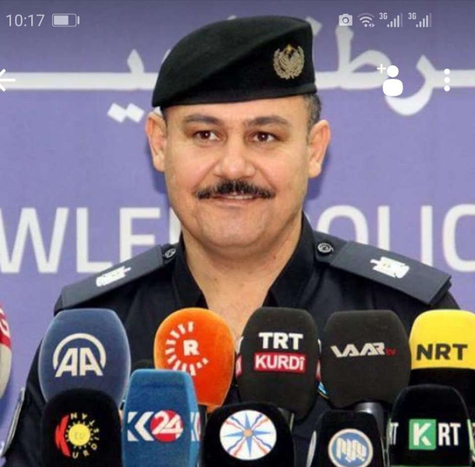 الناطق الإعلامي لشرطة اربيل : لا عبث بامن المواطن في اربيل.