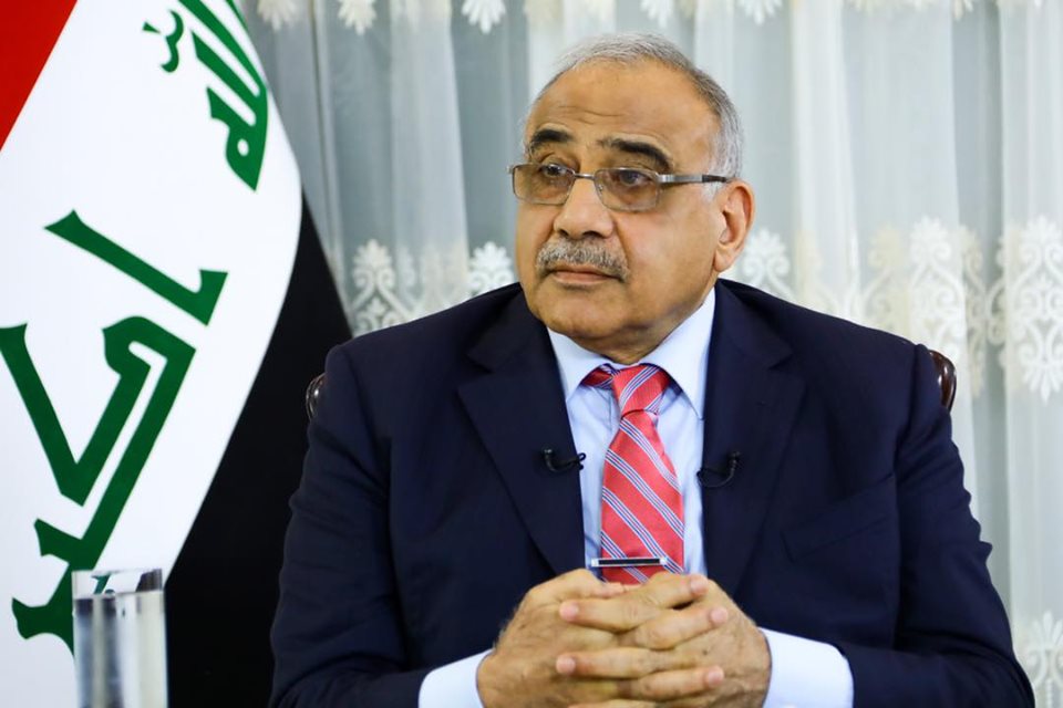 عبدالمهدي يؤكد على حق العراق الطبيعي والشرعي في اقامة المباريات على أرضه وبين جماهيره