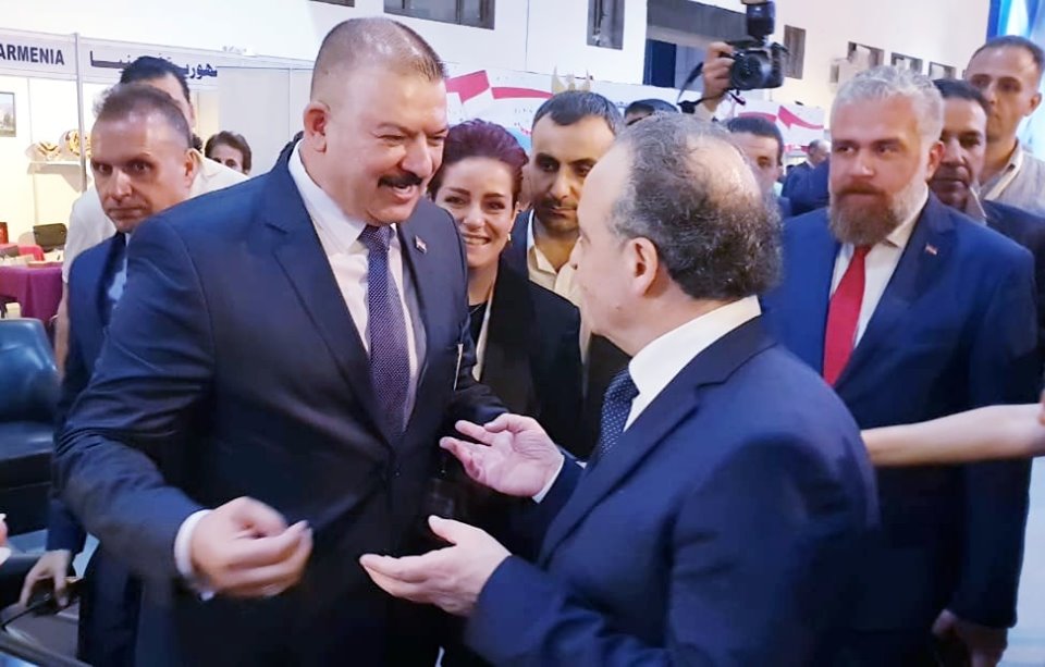 بالصور.. رئيس الوزراء السوري يزور الجناح العراقي في معرض دمشق الدولي بدورته “61”
