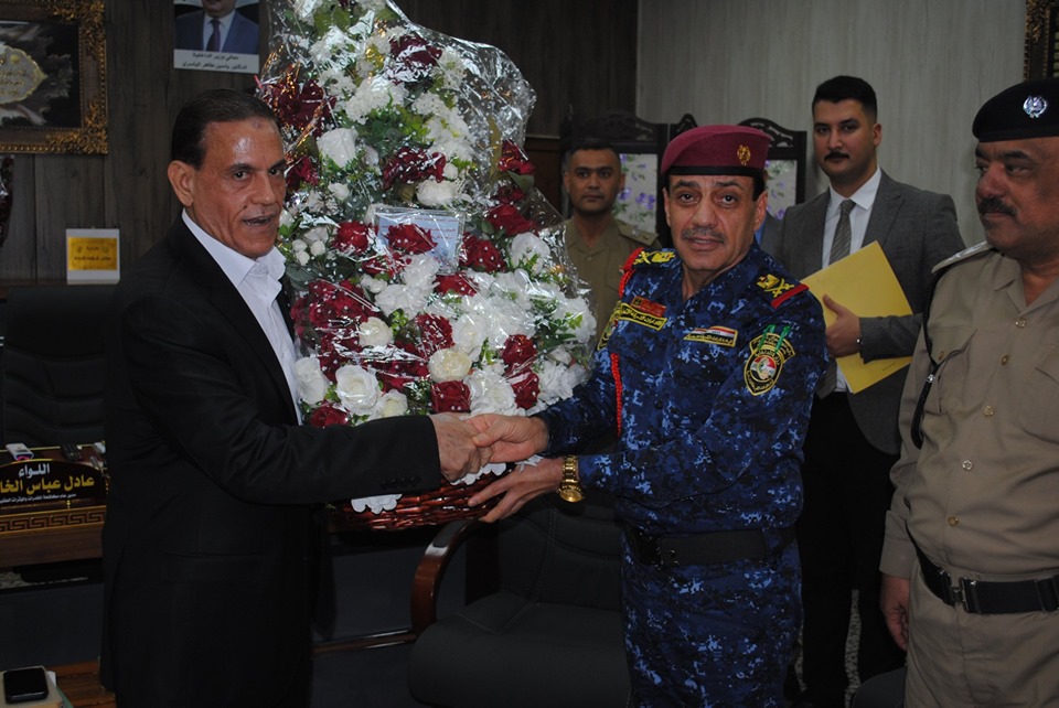 المدير العام لمكافحة المخدرات والمؤثرات العقلية يستقبل قائد قوات الشرطة الاتحادية