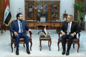 الحلبوسي يبحث مع رئيس مجلس القضاء الاعلى ضرورة اتخاذ اجراءات استثنائية ضد المفسدين