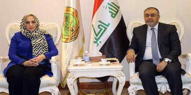 وزيرة التربية سهى العلي تستلم مهامها من قصي السهيل