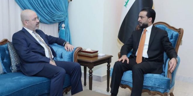 رئيس مجلس النواب يستقبل السفير العراقي في الاردن