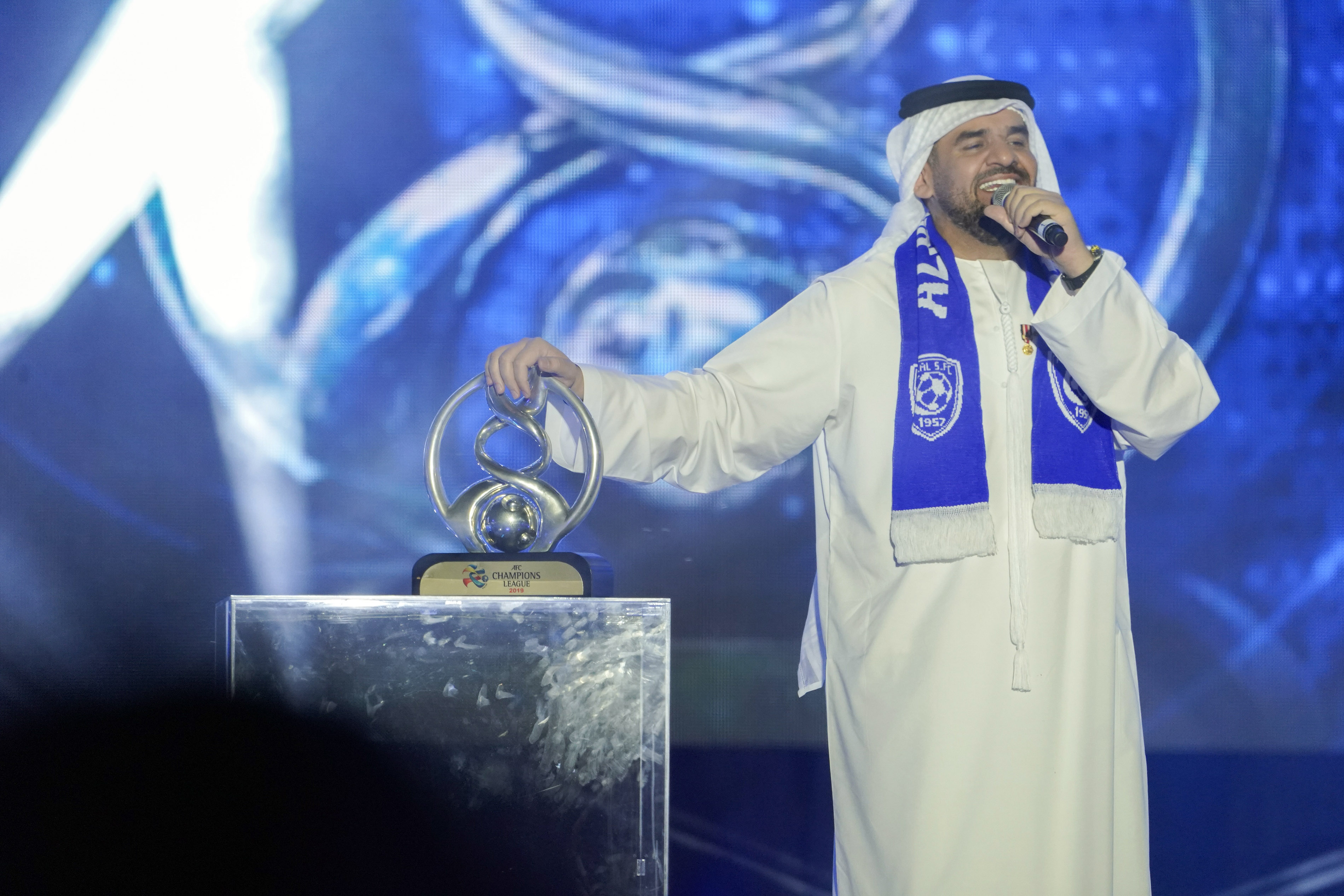 الجسمي مشاركاً في إحتفالية هيئة الترفيه لنادي الهلال: جئت من الإمارات هلالي