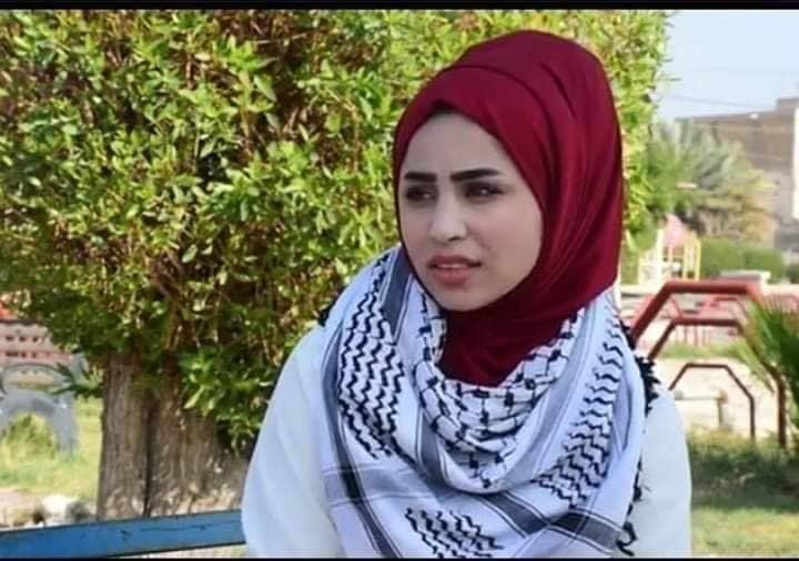 تعرض الطالبة والناشطة المدنية نهاوند تركي إلى محاولة اغتيال فاشله وسط مدينة الناصرية