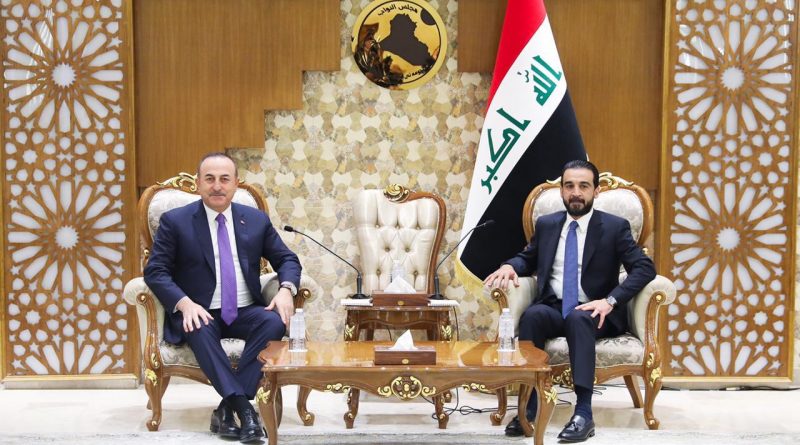 رئيس مجلس النواب يستقبل وزير الخارجية التركي