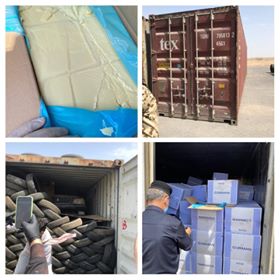 ألكمارك … احباط محاولة تهريب (٣٩) سيارة مخالفة لضوابط الاستيراد في مركز كمرك بوابة البصرة الحدودي