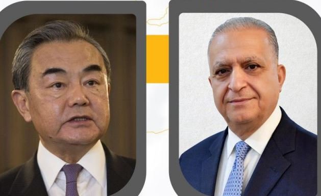 وزير الخارجية يشكر نظيره الصيني للدعم المقدم من بكين للعراق