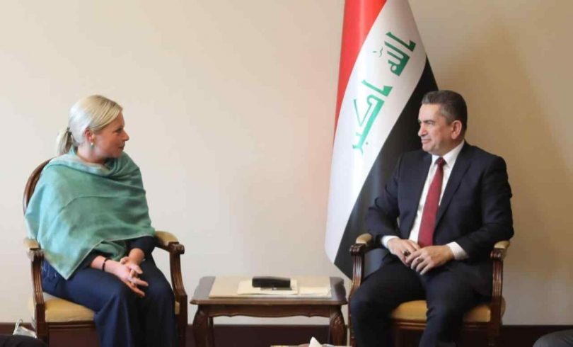 الزرقي يؤكد لبلاسخارت عزمه تشكيل حكومة تمثل كل العراقيين وإجراء انتخابات مبكرة
