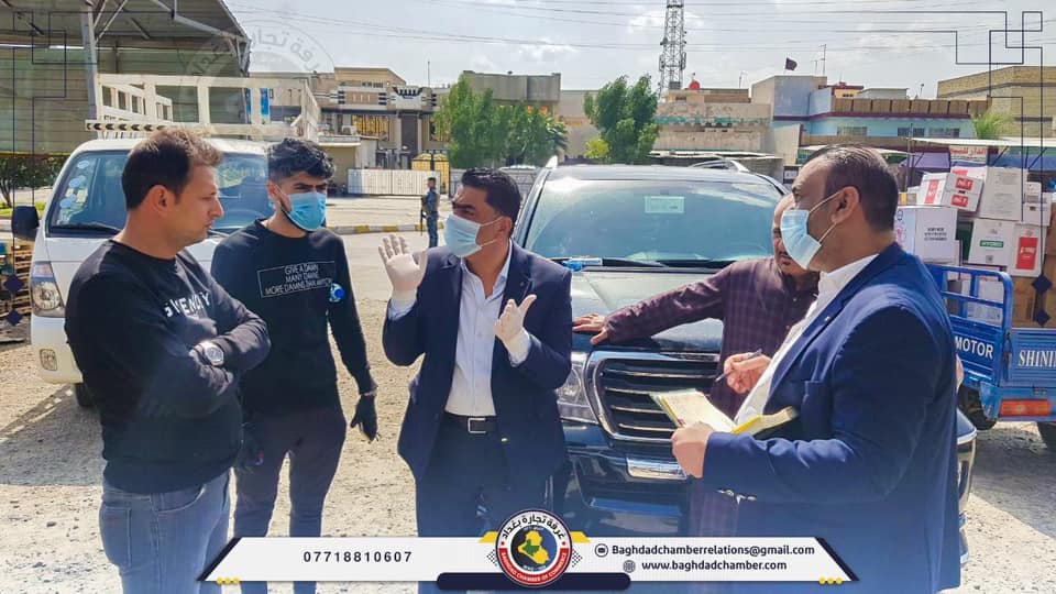 تحت اطار التفاعل بين المسؤول والمواطن .. رئيس غرفة تجارة بغداد يزور تجار منطقة جميلة