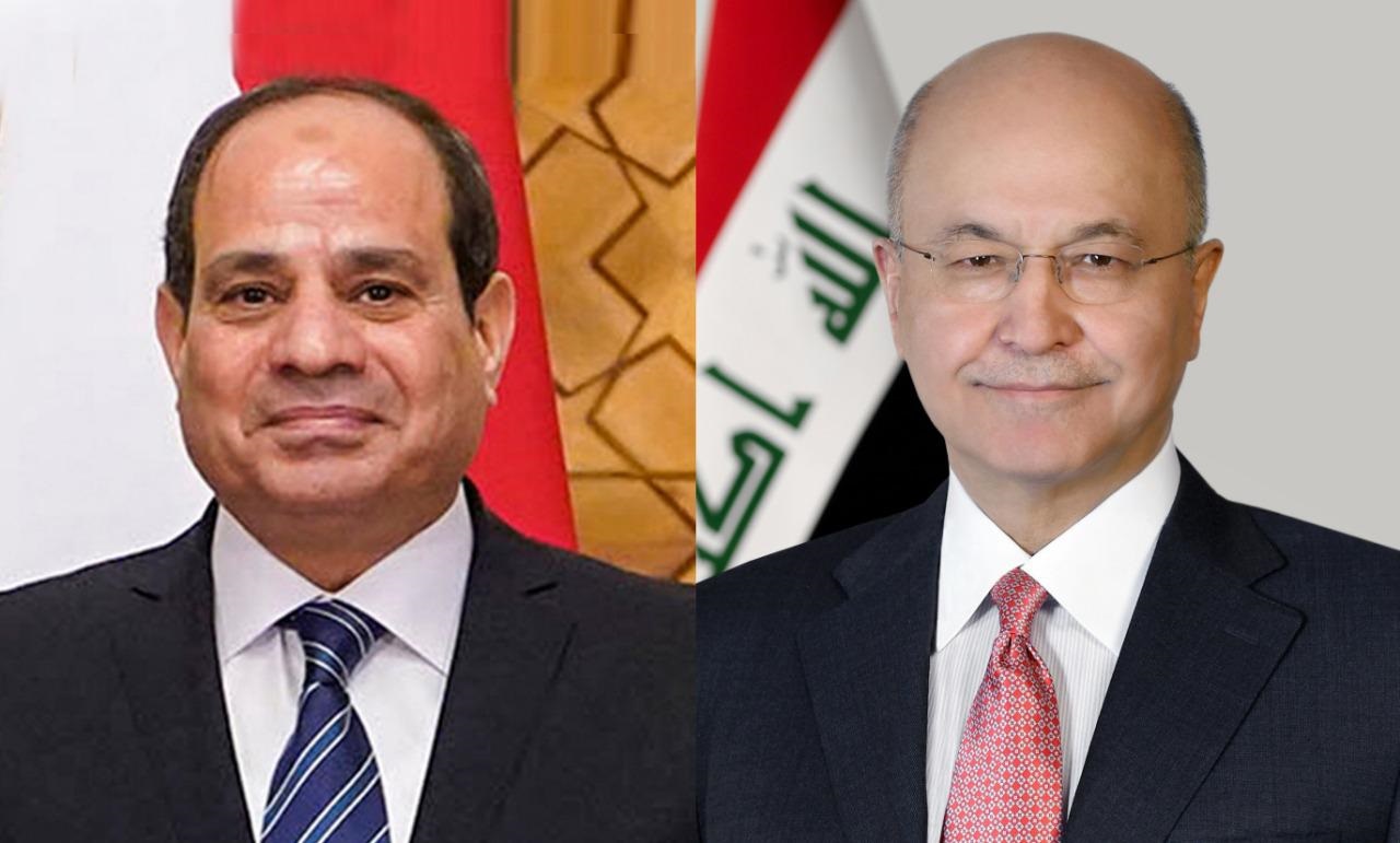 رئيس الجمهورية يتلقى اتصالاً هاتفياً من الرئيس المصري