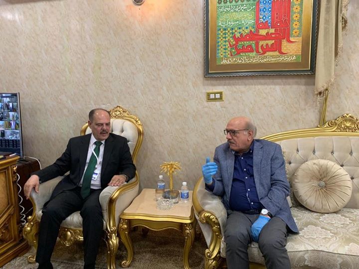 نقيبا الصحفيين والمحامين يبحثان سبل تعزيز وتفعيل دور النقابات والاتحادات في العملية السياسية