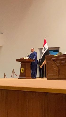 رئيس الوزراء المكلف يقدم منهاجه الوزاري