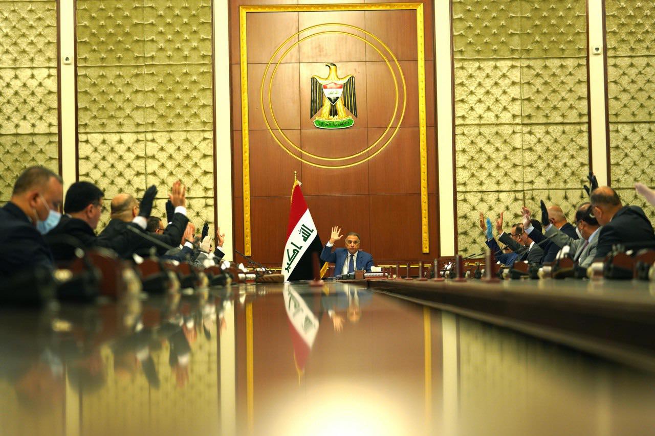 مجلس الوزراء يعقد جلسته الإعتيادية الثالثة برئاسة رئيس مجلس الوزراء السيد مصطفى الكاظمي