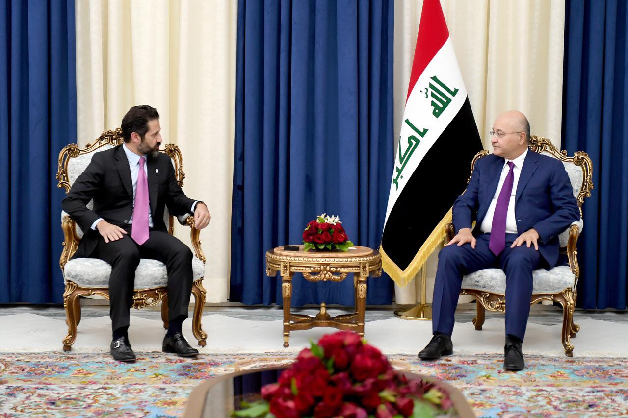 رئيس الجمهورية يستقبل نائب رئيس مجلس وزراء إقليم كردستان