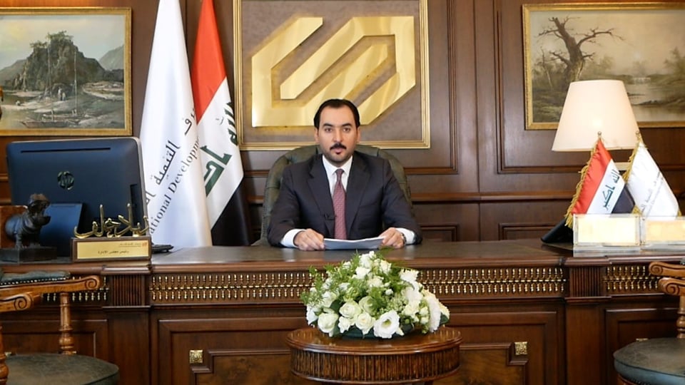 خلال مشاركته في المؤتمر المالي والمصرفي الافتراضي الاول في العراق.. رئيس مجلس ادارة مصرف التنمية الدولي زياد خلف : اربعة محاور لدعم الاقتصاد العراقي تتمثل بالتحول الرقمي والشراكة بين القطاعين العام والخاص ودعم القطاع الصحي والتحول الى الاقتصاد الصناعي والزراعي