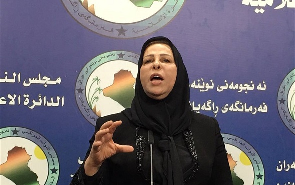 عالية نصيف تشيد باشتراطات الحكومة على إقليم كردستان