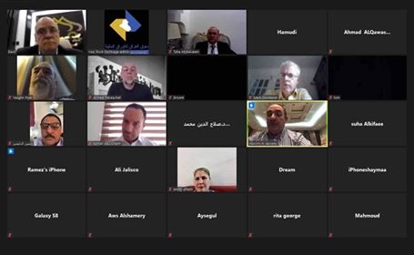 من خلال برنامج Zoom Online… سوق العراق للأوراق المالية ينظم ورشة عمل حول الإفصاح المالي والمعلوماتي لمصرف بغداد عن بيانات عام 2019..وغداً السبت للمصرف الاهلي العراقي