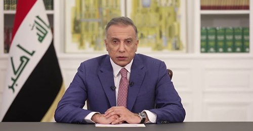 الكاظمي يعرب عن تضامن العراق مع لبنان الشقيق في محنته الحالية